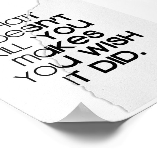 Life-Zitat Poster (Ecke)