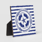 Lifebuoy And Starfish Fotoplatte (Vorderseite)