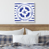 Lifebuoy And Starfish Leinwanddruck (Insitu (Schlafzimmer))