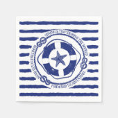 Lifebuoy And Starfish Serviette (Vorderseite)