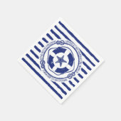 Lifebuoy And Starfish Serviette (Ecke)