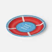 Lifebuoy Pappteller (Schrägansicht)