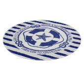 Lifebuoy und Starfish Schneidebrett (Ecke)