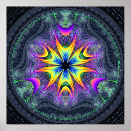 'Lifecircle Bloom' Poster (Vorne)