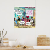 LifeCoach Class Airlines Funny Poster (Küche)