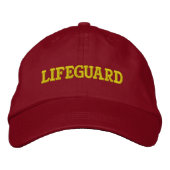 LIFEGUARD BESTICKTE BASEBALLKAPPE (Vorderseite)