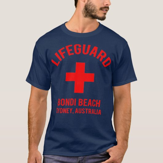 Lifeguard Bondi Beach Sydney Australien Beach T-Shirt (Vorderseite)