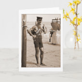 Lifeguard Brighton Beach 1905 Karte (Gelbe Blume)