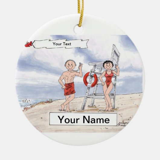 Lifeguard Drehmoment Keramik Ornament (Vorne)