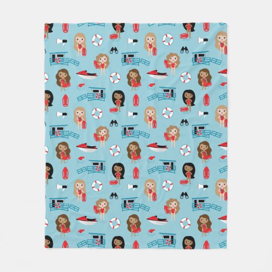 Lifeguard Fleece Blanket (Vorderseite)
