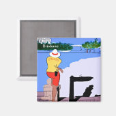 LIfeguard im Southbank Magnet (Vorderseite/Rückseite)