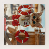 😎 Lifeguard Kitty Puzzle - Summer Fun Rescue Vibe (Horizontal)