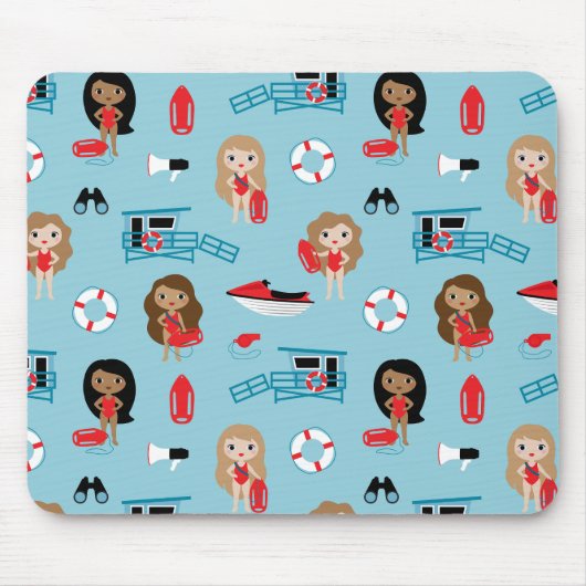 Lifeguard Mouse Pad Mousepad (Vorne)
