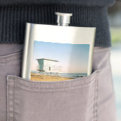 Lifeguard Tower in Santa Cruz Flachmann (Beispiel)