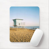 Lifeguard Tower in Santa Cruz Mousepad (Mit Mouse)