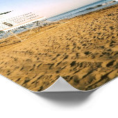 Lifeguard Tower in Santa Cruz Poster (Ecke)