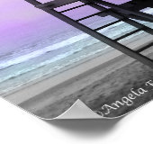 Lifeguard Tower Newport Beach Print Poster (Ecke)