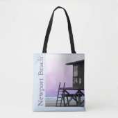 Lifeguard Tower Newport Beach Tasche (Vorderseite)