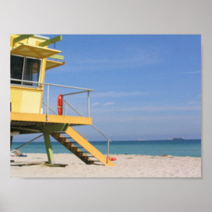 Lifeguard Tower Poster