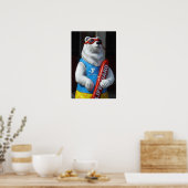 Lifeguard Weißbärenposter Poster (Küche)