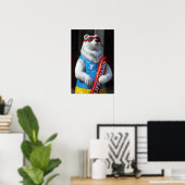 Lifeguard Weißbärenposter Poster (Heimbüro)