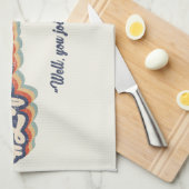 #LifeKommentar "Nun, du bist live dabei..." Geschirrtuch (Viertel Falte)