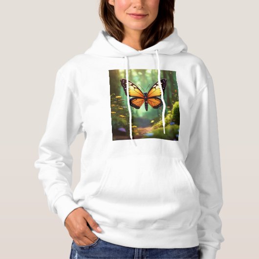 Lifelike Butterfly Illustration ' Hoodie (Vorderseite)