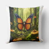 Lifelike Butterfly Illustration Pillows Kissen (Rückseite)