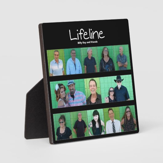 Lifeline Easel Backs Frameless Foto Holder Fotoplatte (Vorderseite)