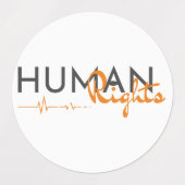 Lifeline to Human Rights Etiketten (Design 2)