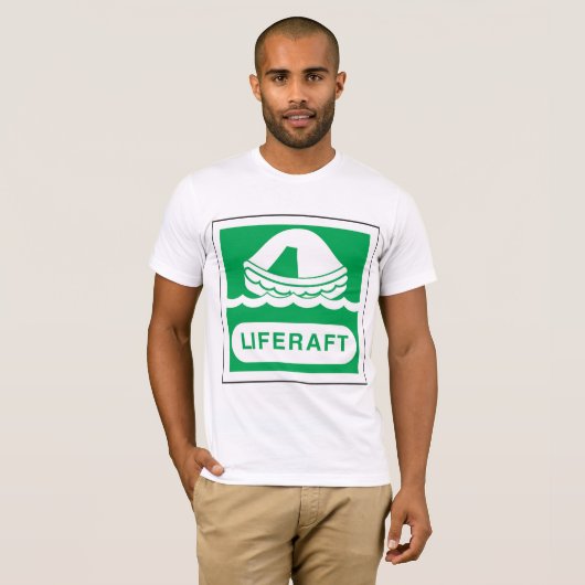 Liferaft Sign Mens T - Shirts (Vorne ganz)