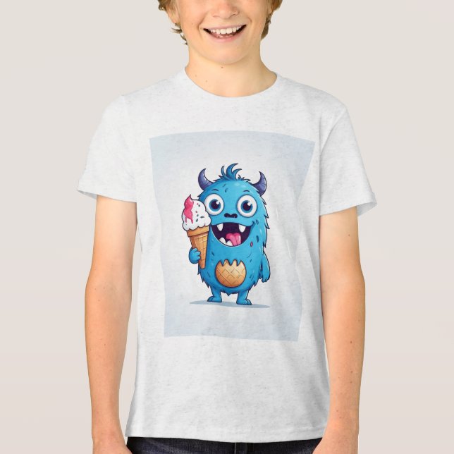 Life's a beach, even when you carry a icecream Tri-Blend shirt (Vorderseite)