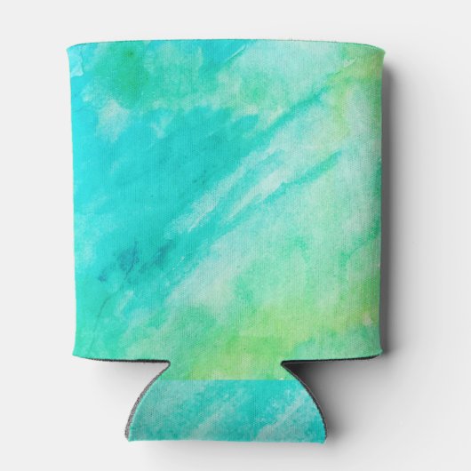 Life's a Beach Genießen Sie das Waves Blue Texture Dosenkühler (Rückseite)