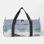 Life's A Beach Small Duffle Bag (Rückseite)