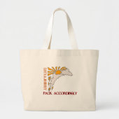 Life's a Journey, Pack Dementsprechend - Reise,Leb Jumbo Stoffbeutel (Vorne)