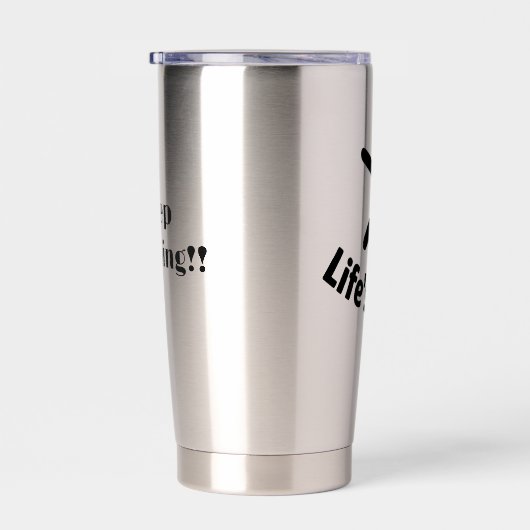 Life's a jump thermobecher (Rechts)