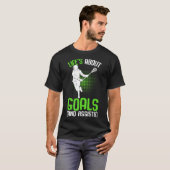 Life's About Goals Lacrosse Player Youth Men Boys T-Shirt (Vorne ganz)