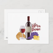 Lifes ein Picknick Postkarte (Vorne/Hinten)