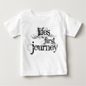 "Life's First Journey" Säugling T - Shirt (Vorderseite)