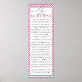 Lifes Little Instructions (pink) Poster (Vorne)