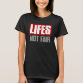 LIFES NOT FAIR Bold Echte Realität Pullover Hoodie (Vorderseite)