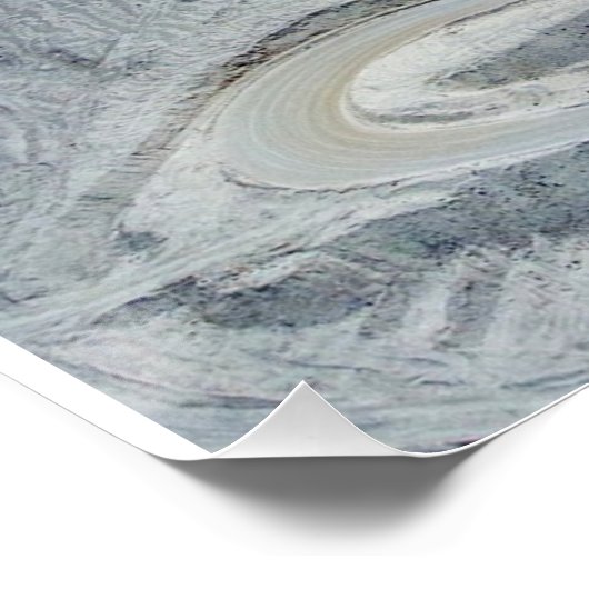 Life's path.Glossy Poster (Ecke)