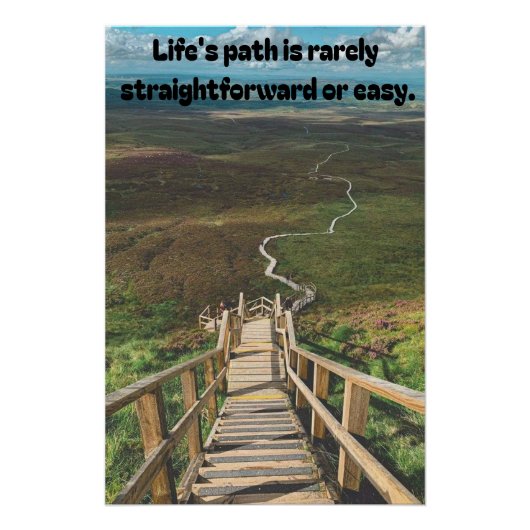 Life's path. Poster (Vorderseite)
