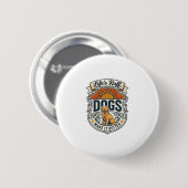 Lifes Ruff Hunde machen es besser Golden Retriever Button (Vorne & Hinten)