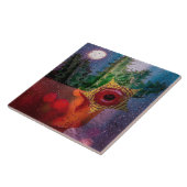 Lifesaver Cactus through a Rainy Window Fliese (Seite)