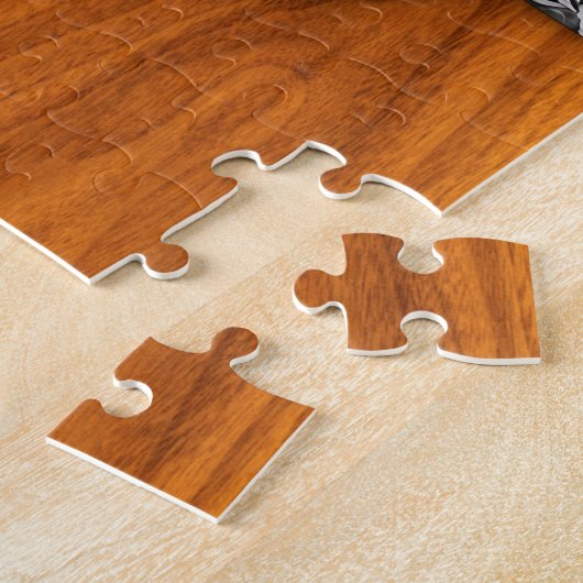 Lifesaver Chrome Like Anchor on Teak Veneer Puzzle (Seite)