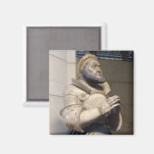 Lifesize Alabaster Statue des Regisseurs Magnet (Vorderseite/Rückseite)