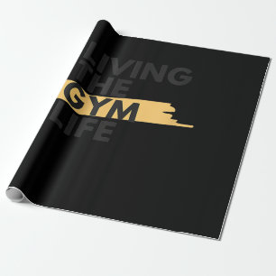 Lifestyle Apparel Living Gym Life Geschenkpapier