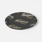 Lifestyle Bangkok Thailand Pappteller (Schrägansicht)