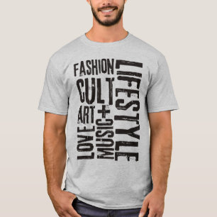 LIFESTYLE FASHION CULT - schwarz T-Shirt